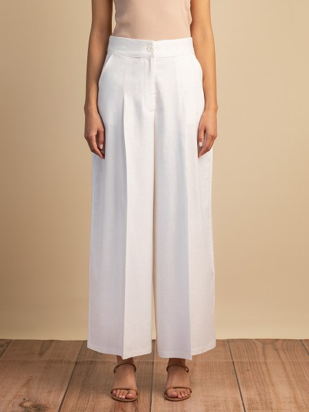 White linen pant for women